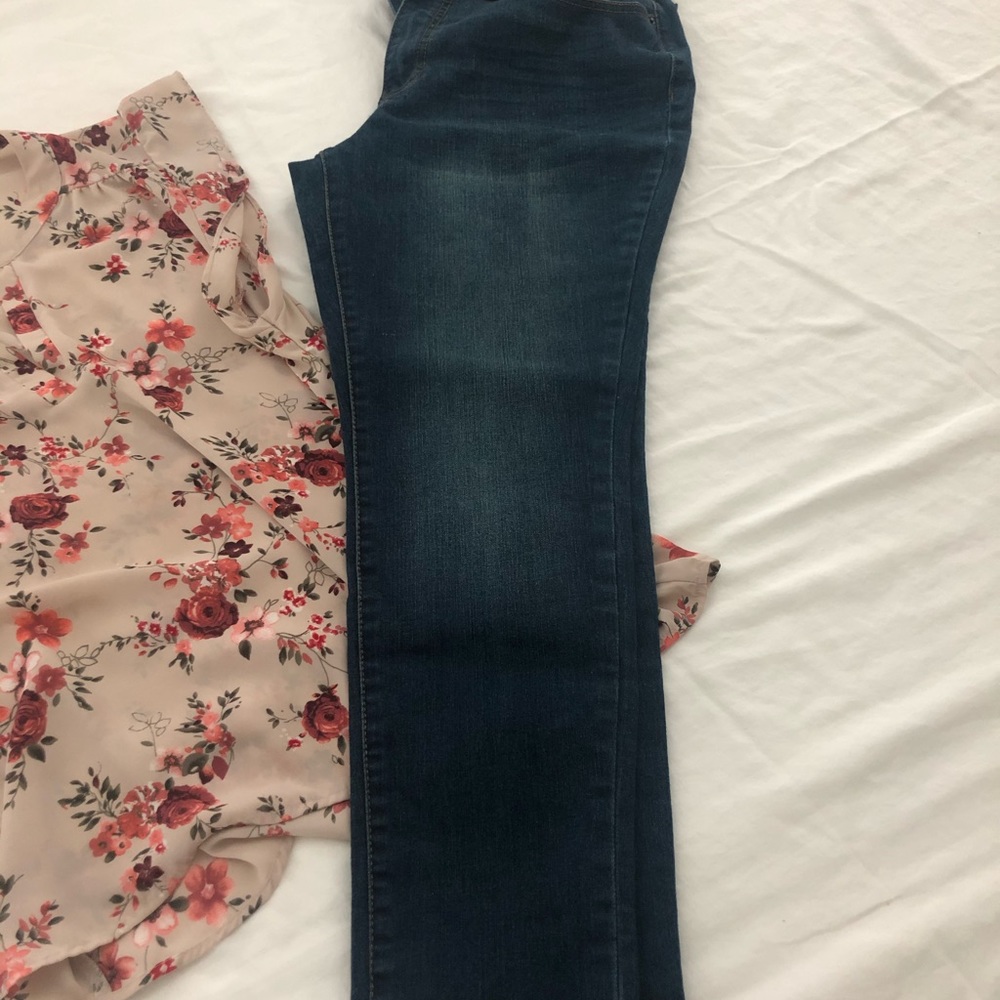 Dark wash jeans